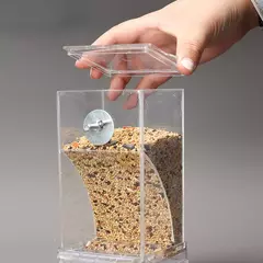 1 unidade de alimentador automático de pássaros para pássaros de estimação – conveniente e fácil de usar
