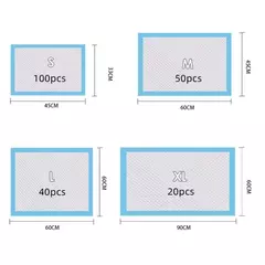 Fralda super absorvente para animais de estimação, almofadas para treinamento de cães, descartável, saudável, tapete para gatos, cães, secagem rápida - comprar online