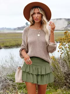 Mini-saia linha A feminina, cintura baixa, fina, monocromática, que combina tudo, casual, doce, sexy, streetwear de moda feminina, verão, Y2K - loja online