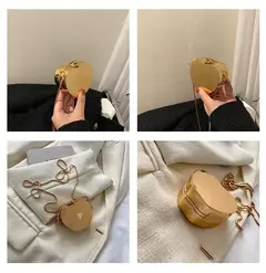 Bolsa de ombro acrílica para mulheres, bolsa de batom, mini bolsa crossbody, bolsa fofa, alta qualidade, designer, nova, 2024