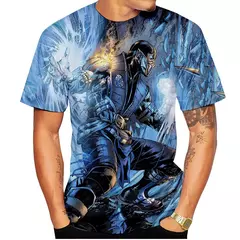 Mortal Kombat 11 T-shirts impressas em 3D para homens e mulheres, roupas de rua grandes, Harajuku Tees, tops, roupas infantis, jogos de luta - loja online