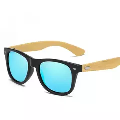 Imagem do Óculos de sol ultravioleta de madeira clássicos para homens, óculos masculinos, condução, equitação, óculos esportivos, óculos de madeira, bambu, moda, UV400
