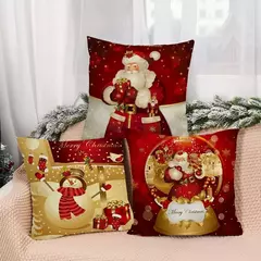 Imagem do Capa de Almofada de Natal para Decorações, Feliz Natal, Presentes de Natal, Feliz Ano Novo, 2025, 2024