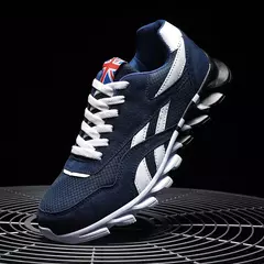 Tênis de corrida casual respirável para homens, antiderrapante, absorvente de choque, sapatos de caminhada confortáveis, esportes da moda, novo, 39-48, 2024 na internet