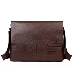 Bolsa de ombro de couro para homens Bolsa de negócios Bolsa mensageiro Bolsa lateral grande, bolsa crossbody, marca de luxo, moda, IPAD