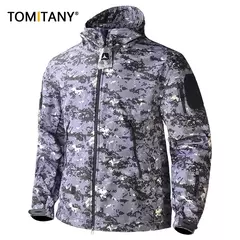 Jaquetas de caminhada de lã camuflada para homens, blusão masculino, roupas táticas, outono, 2024 na internet