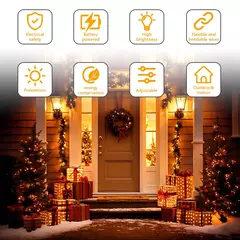 USB LED Copper Silver Wire String Lights, Luzes de fadas impermeáveis, Guirlanda Luz, Natal, Festa de casamento, Decorativo, 5m, 10m, 20m na internet