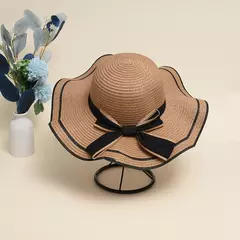 Chapéus De Verão Para As Mulheres Chapéu De Sol Praia Moda Feminina Flat Bowknot Panama Lady Casual Chapéus De Sol Para As Mulheres Chapéu De Palha - Wolf Magazine