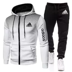 Sportswear com zíper masculino, terno fitness, terno de corrida, terno esportivo com capuz, novo estilo, moda, 2022