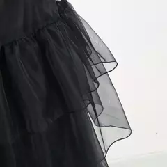 Crianças addams traje do bebê meninas família cosplay traje de halloween crianças família dança vestido preto quarta-feira pageant fantasia