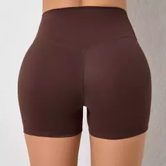 Shorts de ginástica Push Up para mulheres, roupas de ioga, roupas fitness, roupas esportivas, workout, café, branco, vermelho, verão, 2022 - comprar online