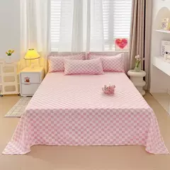Lençóis de cama macios de alta qualidade, lençóis queen size, top de impressão, gêmeo, rainha, rei, lençóis planos, colcha - comprar online