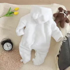 Outono e inverno novo bebê de pelúcia roupas de escalada bebê quente e grosso dos desenhos animados cão coelho bonito roupas de algodão para 0-2 anos - comprar online