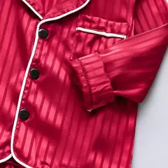 Pijama de manga comprida para meninos e meninas, roupa de casa confortável, calças de seda novas, primavera e outono, 0-4 anos