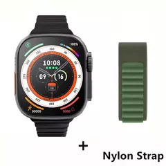 2024 novo relógio inteligente 9 ultra pro max gen 2 49mm tela amoled smartwatch alta taxa de atualização carregamento sem fio das mulheres dos homens para o esporte - comprar online