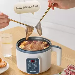 Fogão de arroz elétrico para casa, camada simples e dupla, antiaderente, multicooker mecânico, panela vaporizada inteligente, 1,2 l, 220V - Wolf Magazine