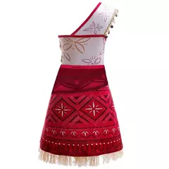 Meninas novo filme moana 2 vestido festa de halloween aventura traje menina princesa roupas extravagantes crianças vaiana pet porco outfit - comprar online
