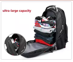 Durável Swiss Multifuncional Laptop Mochila, Resistente À Água Saco De Viagem, Faculdade Bookbag, Porta De Carregamento USB, 17";;VERDADEIRO;;"15 inch General na internet