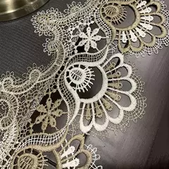 Toalha De Mesa De Renda De Flor Antiderrapante, Tampa De Mesa, Retângulo, Cozinha, Jantar, Café, Festa, Mesa, Decoração Do Armário - loja online