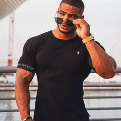 Camiseta corrida de manga curta masculina, camiseta respirável casual, blazer de treino fitness, corrida ao ar livre, verão, alta qualidade, nova