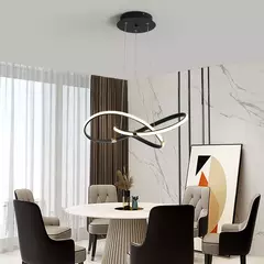 Dia540mm moderno led pingente lustre lâmpada 90-265v suspensão pendurado luzes do candelabro para sala de jantar cozinha bar loja - Wolf Magazine