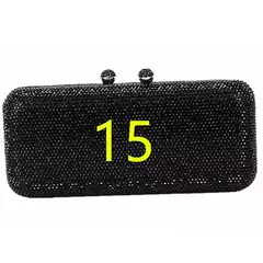 Imagem do Rhinestone Clutch Bag para Mulheres, Evening Bag, Dinner Bag, Diamante, Pedra, Cristal, Festa de Casamento, Presente de Natal, Luxo mais recente