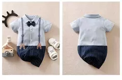 Bodysuit de algodão confortável para meninos e meninas, manga curta, bonito vestido de festa, roupas de bebê, verão, 0-18m - comprar online