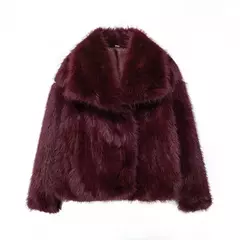 TRAF-Jaqueta feminina de tecido de lantejoulas de metal, casaco solto, gola alta, manga comprida, outerwear feminino chique, outono, inverno, 2023 - comprar online