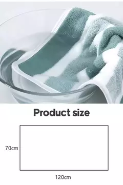 Imagem do Toalha de banho absorvente grossa, Toalha macia para casa, 1 Pc