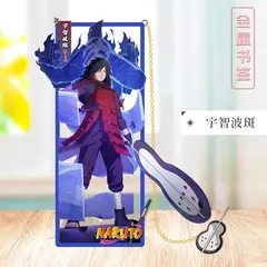 Marcadores de metal Naruto Marcadores de personagens de anime para estudantes figura de anime