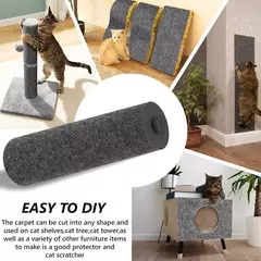 Imagem do Parede auto-adesivo anti gato risco sofá diy gatos proteção contra riscos patas afiar tapete aparável gatos placa de risco ?