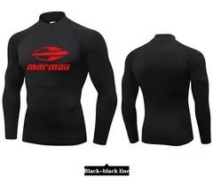Imagem do Proteção UV dos homens Natação T-Shirt, Rash Guard, Manga Comprida, Surf, Sw
