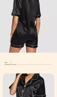 Conjuntos de pijama de seda falsa feminino, pijamas sólidos, noite para dormir, roupas de casa, moda coreana, 2 peças, verão na internet