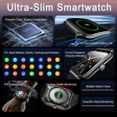 2025 novo 7.5mm ultra fino relógio inteligente masculino 1.96 "tela amoled sempre mostrar tempo freqüência cardíaca esporte à prova dwaterproof água bt chamada smartwatch - comprar online