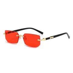 Óculos de sol bloqueadores de luz azul de alta definição para homens e senhoras, óculos de proteção ocular sem moldura quadrada sem aro - comprar online