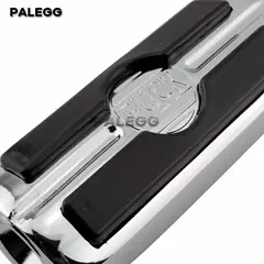 Motorcycle Passenger Foot Peg traseiro, apoio para os pés para Harley Sportster Iron Touring Custom Dyna Fat Bob Softail Fat Boy, 1 par - Wolf Magazine