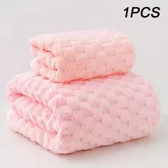 Toalha de cara coral listrada engroçada macia do velo, toalha de banheiro do microfiber, água-absorvente, não fácil de verter - comprar online