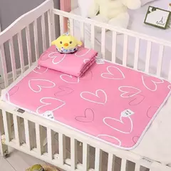 Imagem do Folha de algodão lavável berço, Impermeável bebê urina Mudando Mat, Reutilizável infantil fralda Pad Cover, Recém-nascido cama colchão fralda
