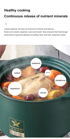 Caçarola de 2.8/4/5l, panela resistente a altas temperaturas, panela de molho de cerâmica, fogão reforçado com alça, ferramenta de cozinha