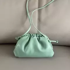 Saco de Nuvem de Couro Genuíno para Mulheres, Couro Macio, Ombro Crossbody Bags, Alta Qualidade, Embreagens Femininas Noite, Senhoras, 2023 - comprar online
