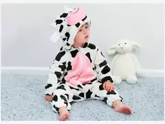 Macacão de flanela para bebés, Macacão Kigurumi, Macaco, Unicórnio, Vaca, Leão, Animal Cosplay, Pijama para 1 a 4 anos Crianças, Meninos, Inverno - comprar online
