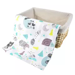 Swaddle de musselina macia para bebé, cobertores infantis, envoltório recém-nascido, estilo Ins, 100% algodão, 120x110cm, 1pc