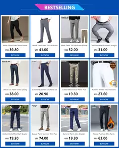 Calça de vestido reto grande para homens, alta esticada, escritório, preta, azul, cinza, calças de terno formal, plus size, 52, 50, 48, 46 - loja online
