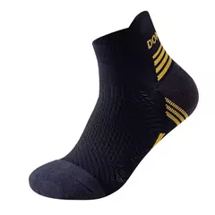 Meia de corrida de maratona profissional para homens e mulheres, meias engrossadas, amortecido, tubo curto, corte baixo, esportes, fitness, 2023