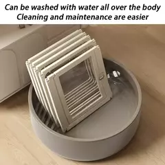 Interior diy pequeno cão de estimação cerca gaiola sistema com porta cerca do cão totalmente transparente acrílico filhote de cachorro casa livremente combinado gatinho quintal - comprar online
