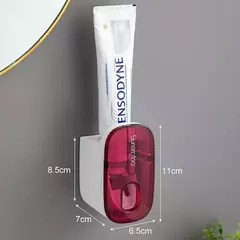 1 PCS Dispensador Automático Creme Dental Acessórios Do Banheiro Wall Mount Preguiçoso Creme Dental Squeezer Suporte Escova - Wolf Magazine