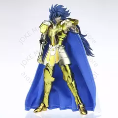 Em Stcok JM.MST Saint Seiya Mito Pano Leo/Leão Aiolia Gemini Saga Kanon Plus 3.0/Coroa Ouro Cavaleiros do Zodíaco Figura de ação