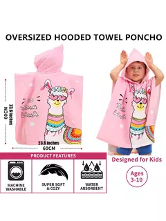 Toalha de banho com capuz Quick Dry para crianças, roupão Quick Dry, toalhas de poncho para desenhos infantis, coberturas de microfibra, 80-130cm - loja online
