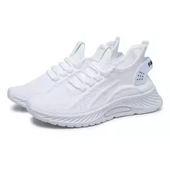 Sapatos de corrida leves e respiráveis para mulheres, calçados esportivos antiderrapantes, ao ar livre, macios, com cordões, moda, tênis - comprar online