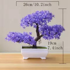 Árvore Bonsai Artificial para Jardim, Plantas de Simulação, Plantas de Pote, Planta Falsa, Enfeites para Casa, Quarto, Quarto, Exterior, Decoração - loja online